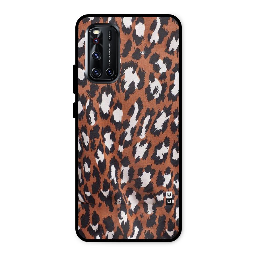 Leapord Design Metal Back Case for Vivo V19