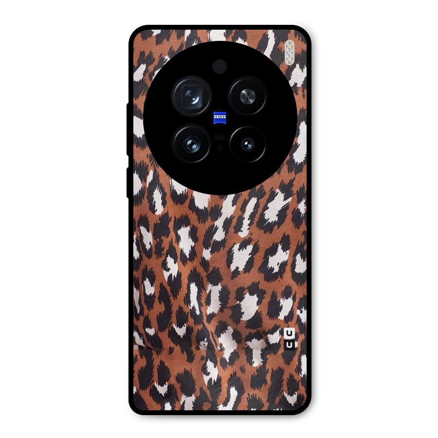 Leapord Design Metal Back Case for Vivo X200 Pro