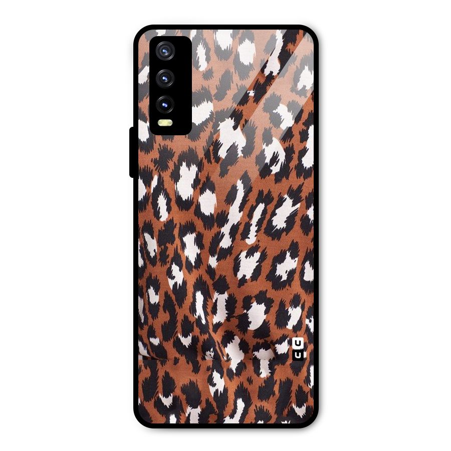 Leapord Design Metal Back Case for Vivo Y20g