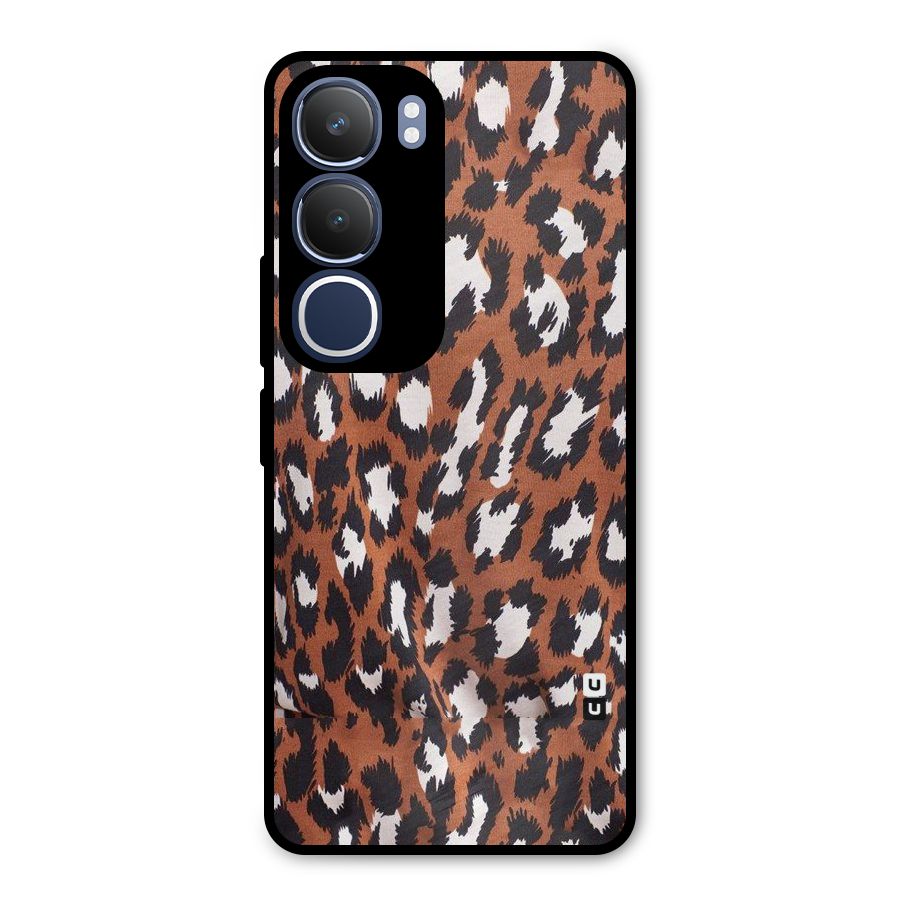 Leapord Design Metal Back Case for Vivo Y29