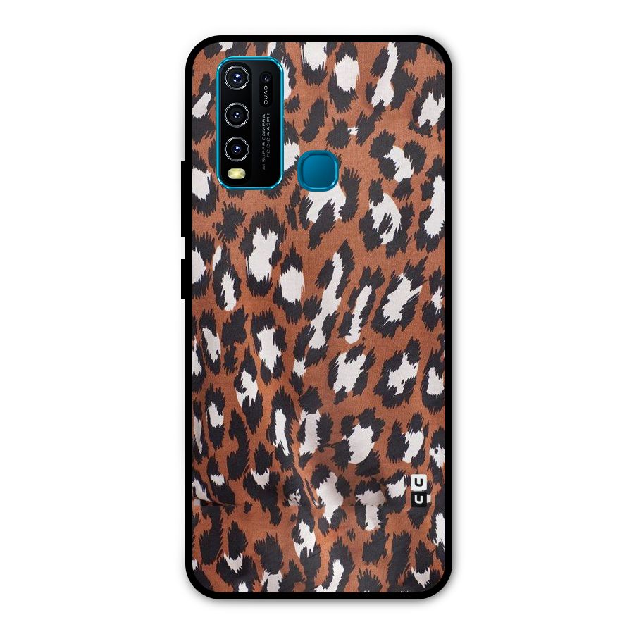 Leapord Design Metal Back Case for Vivo Y30