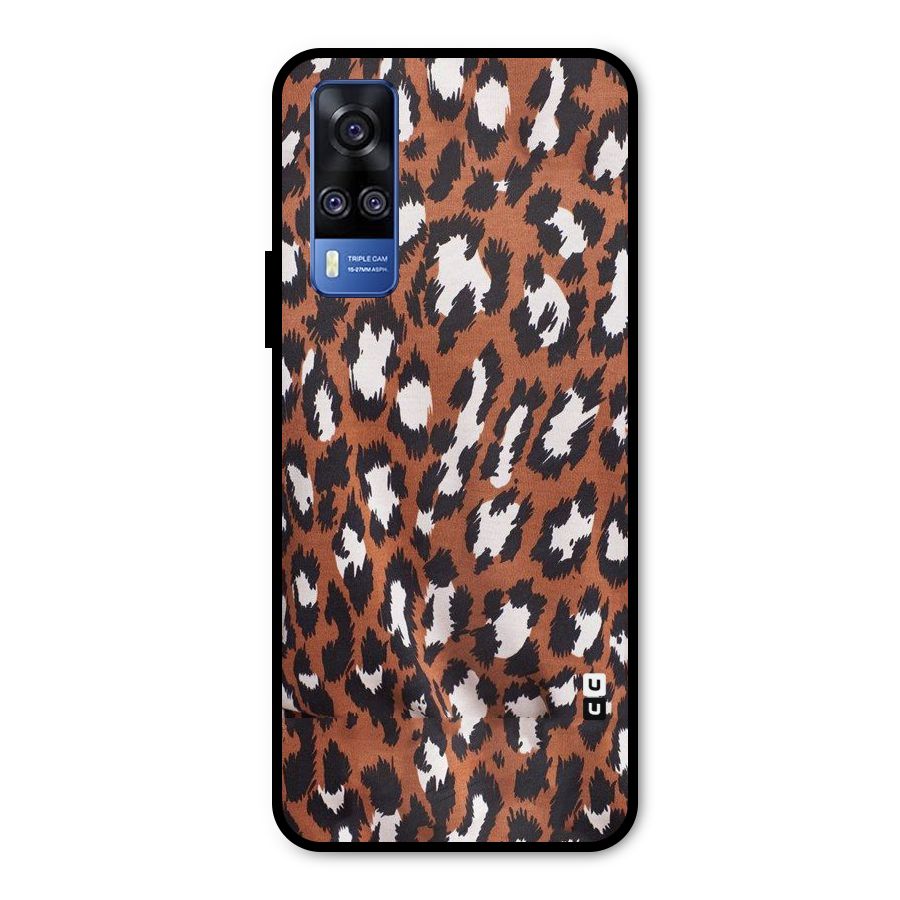 Leapord Design Metal Back Case for Vivo Y31