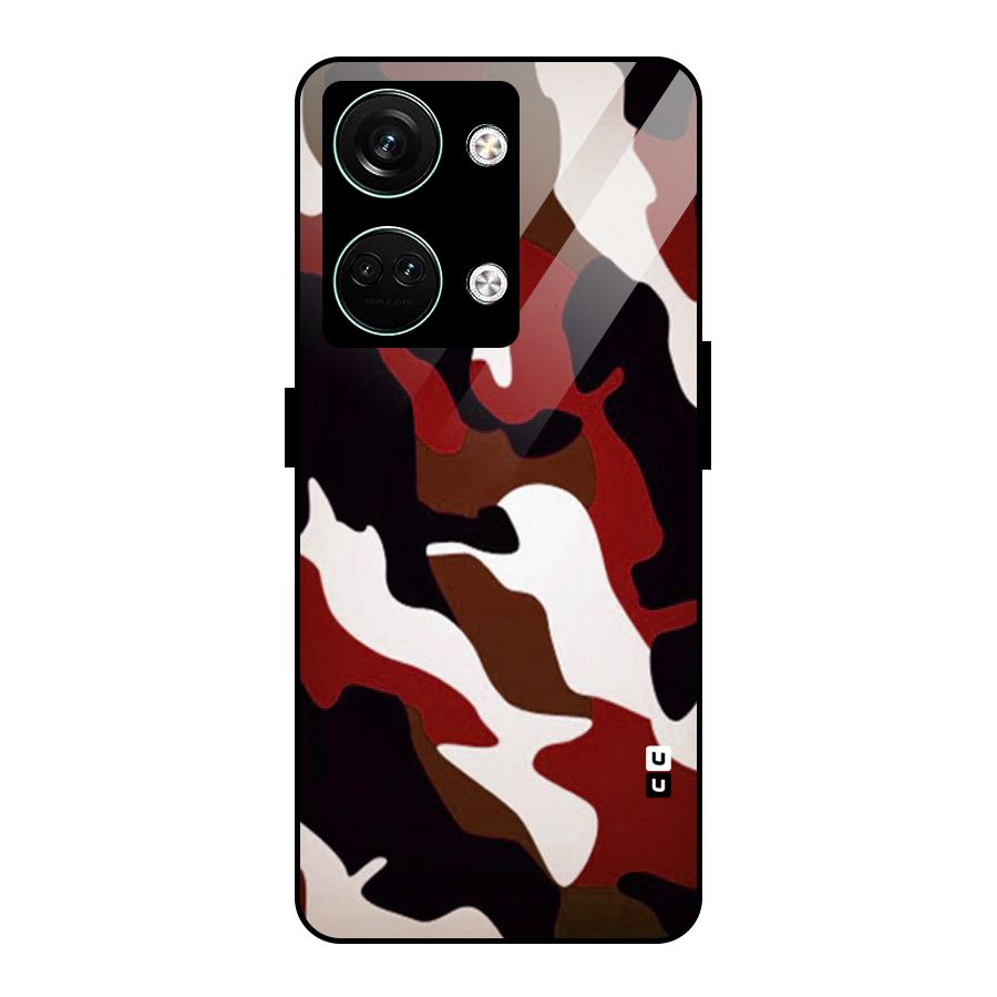 Leapord Pattern Glass Back Case for Oneplus Nord 3