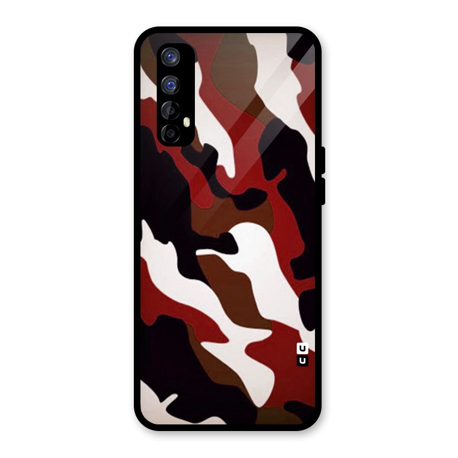 Leapord Pattern Glass Back Case for Realme 7