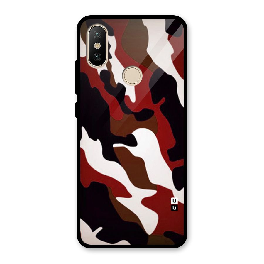 Leapord Pattern Glass Back Case for Redmi A2