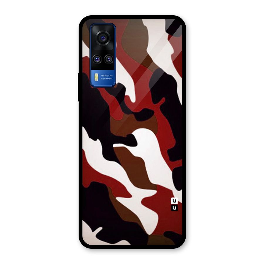 Leapord Pattern Glass Back Case for Vivo Y31