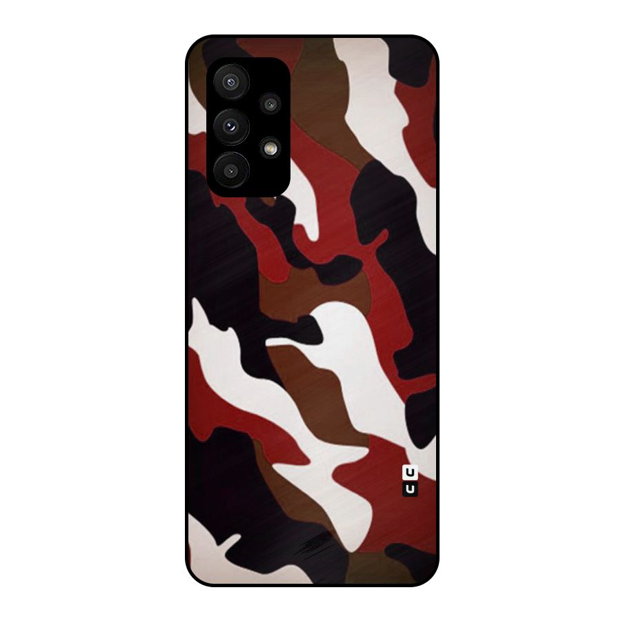 Leapord Pattern Metal Back Case for Galaxy A23
