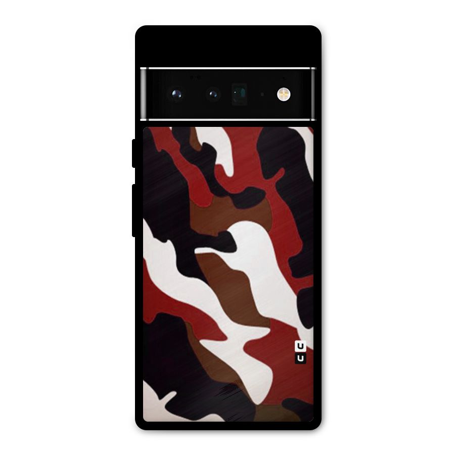 Leapord Pattern Metal Back Case for Google Pixel 6 Pro