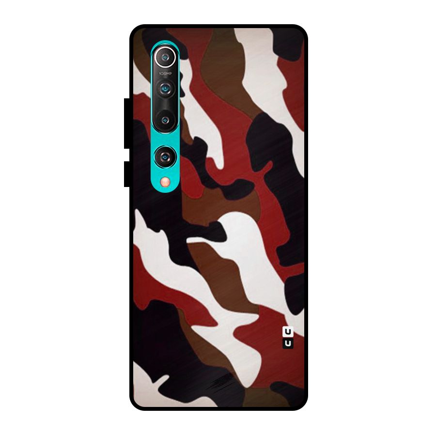 Leapord Pattern Metal Back Case for Mi 10