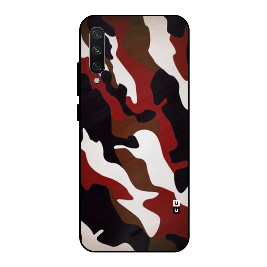 Leapord Pattern Metal Back Case for Mi A3