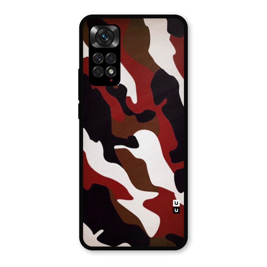 Leapord Pattern Metal Back Case for Redmi Note 11s
