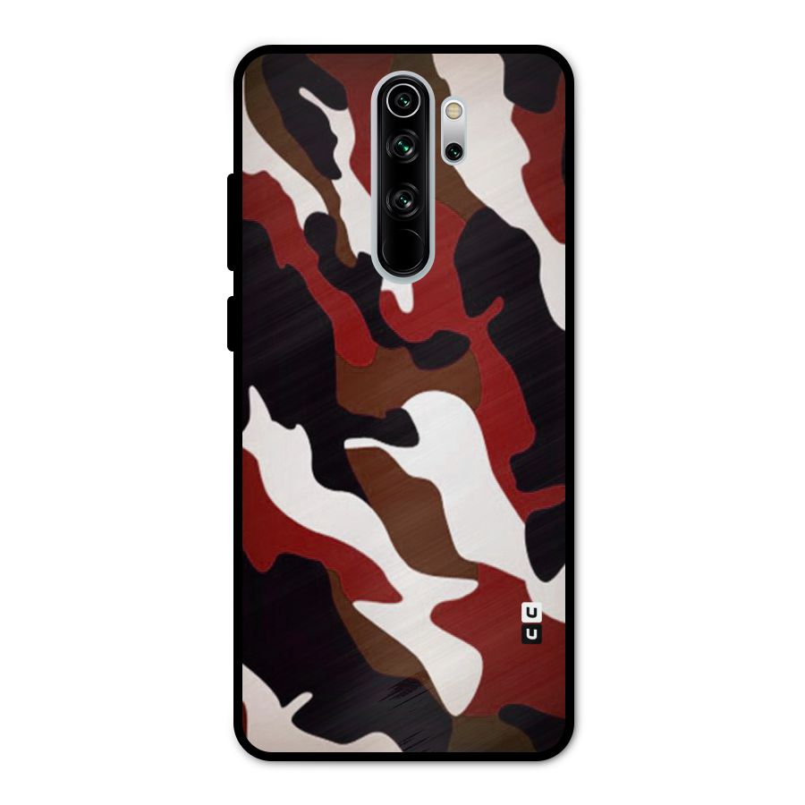 Leapord Pattern Metal Back Case for Redmi Note 8 Pro