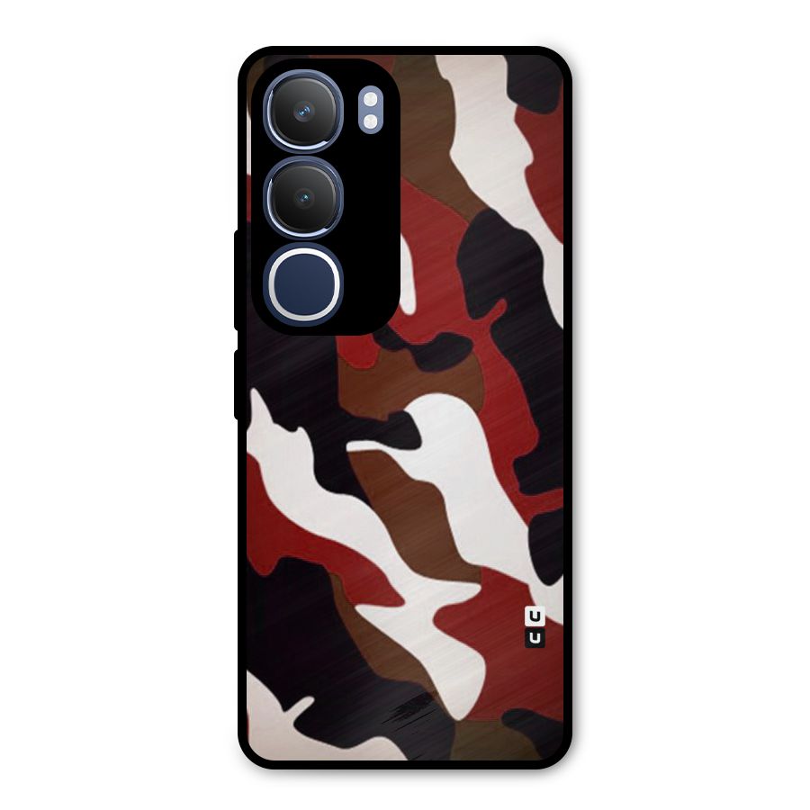 Leapord Pattern Metal Back Case for Vivo Y29