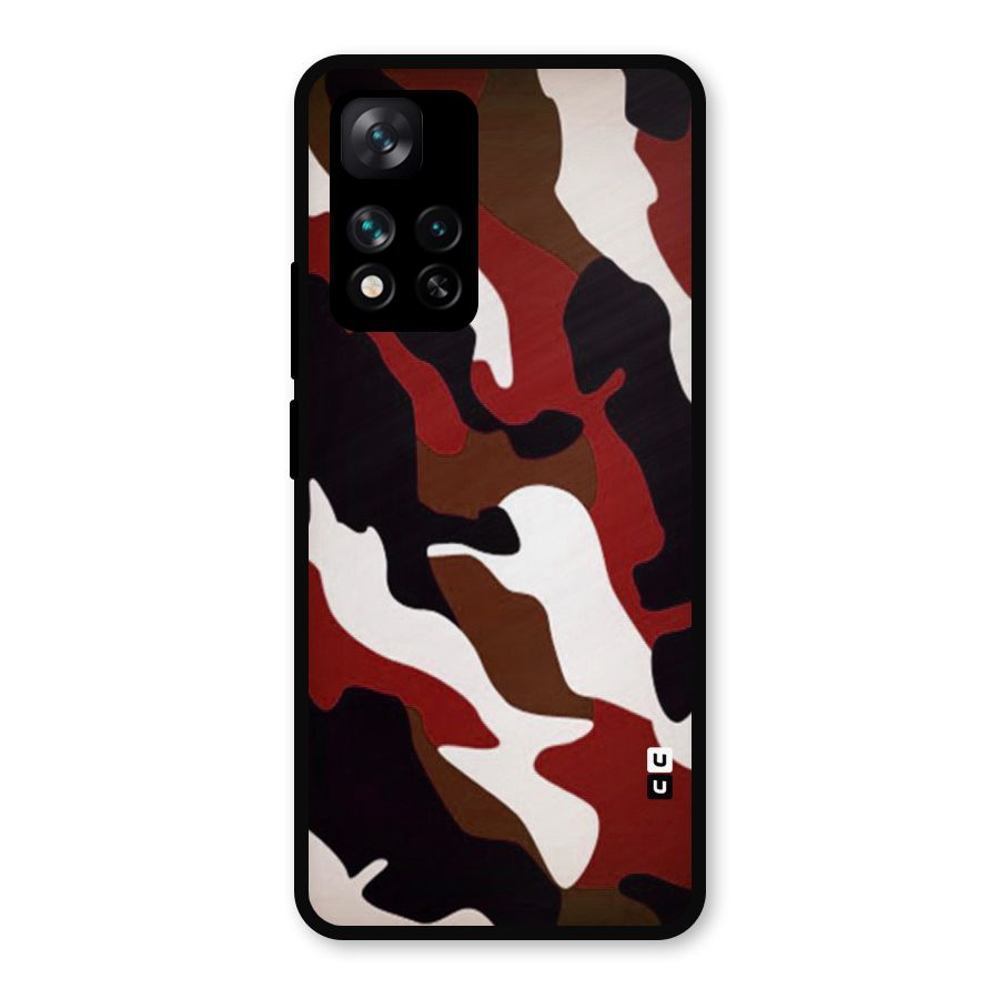 Leapord Pattern Metal Back Case for Xiaomi 11i 5G