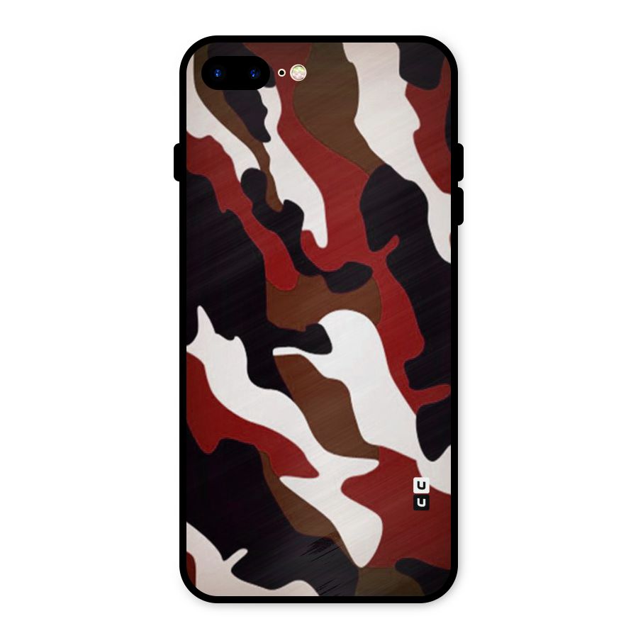 Leapord Pattern Metal Back Case for iPhone 7 Plus