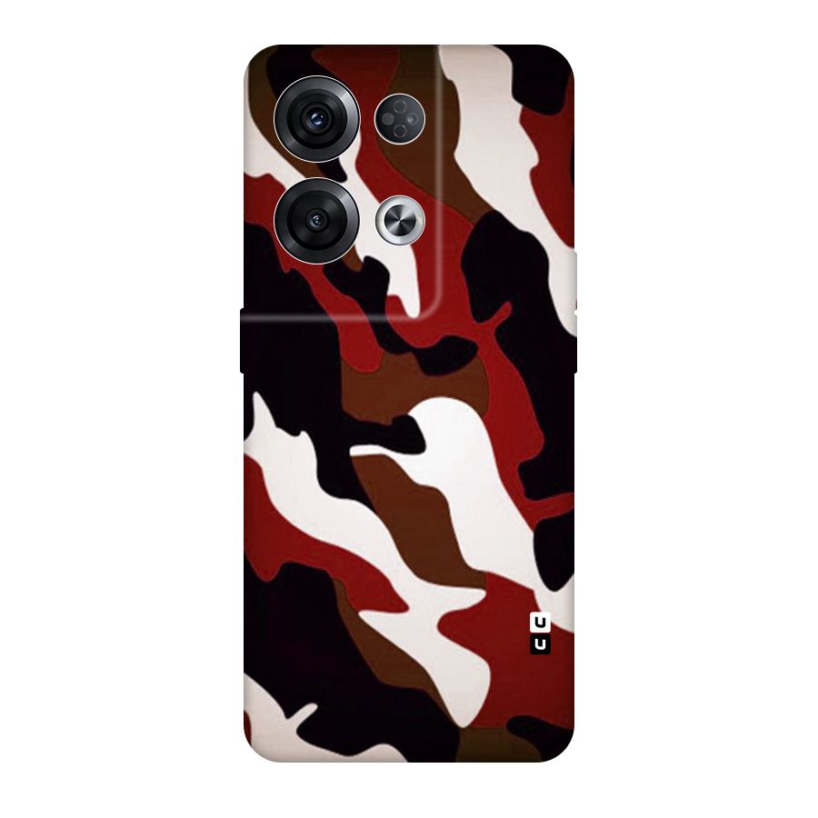 Leapord Pattern Original Polycarbonate Back Case for Oppo Reno8 Pro 5G