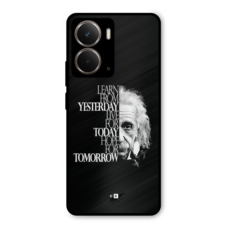 Learn From Yesterday Metal Back Case for Realme P3