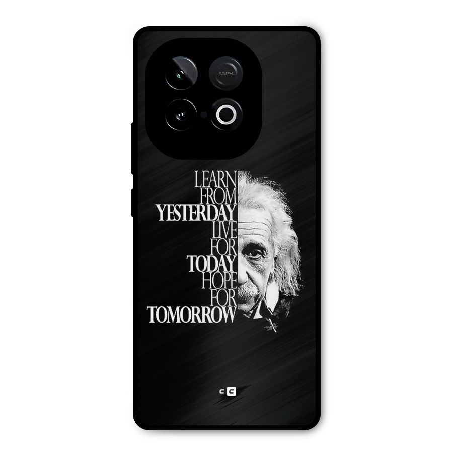 Learn From Yesterday Metal Back Case for iQOO Neo 10