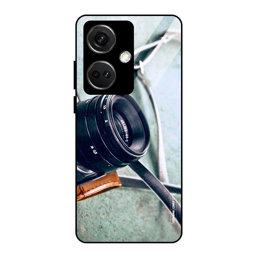 Leather Camera Lens Glass Back Case for OnePlus Nord CE 3 5G