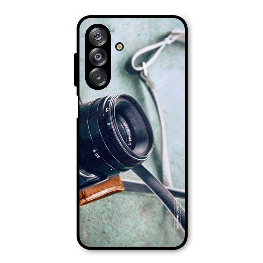 Leather Camera Lens Metal Back Case for Galaxy A26