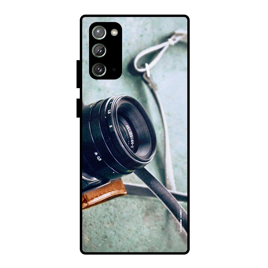 Leather Camera Lens Metal Back Case for Galaxy Note 20