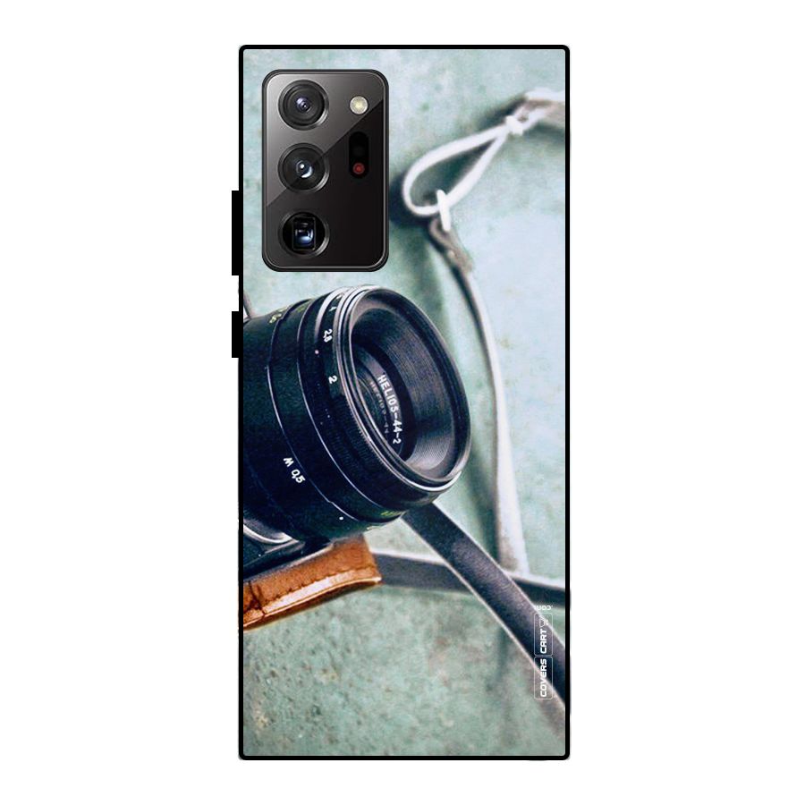 Leather Camera Lens Metal Back Case for Galaxy Note 20 Ultra