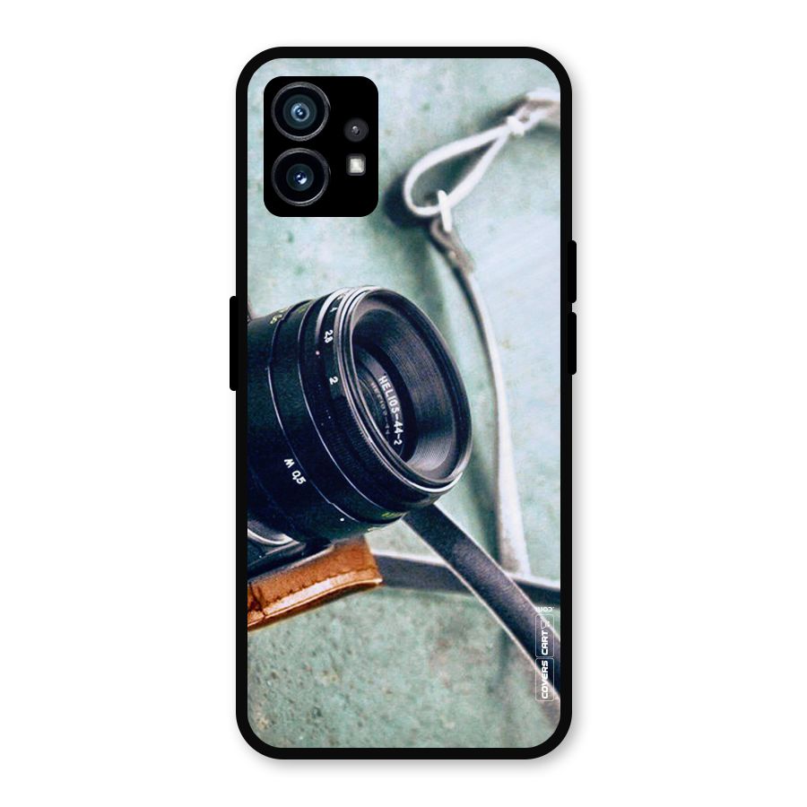 Leather Camera Lens Metal Back Case for Nothing Phone 1