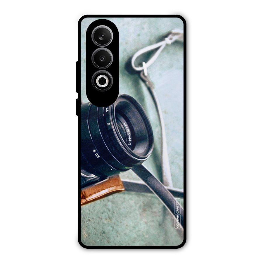 Leather Camera Lens Metal Back Case for OnePlus Nord CE4