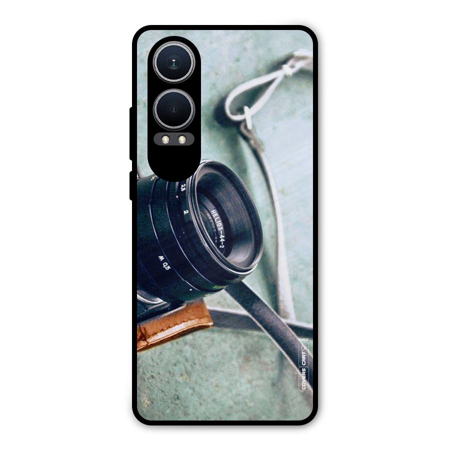 Leather Camera Lens Metal Back Case for OnePlus Nord CE4 Lite