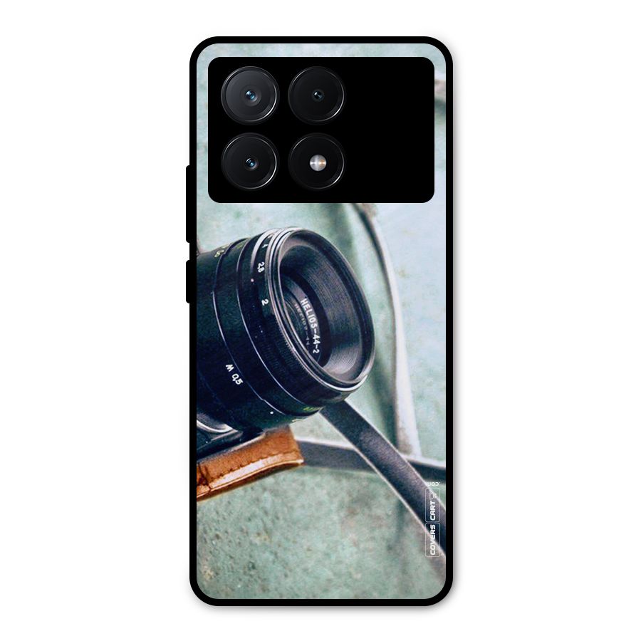 Leather Camera Lens Metal Back Case for Poco X6 Pro
