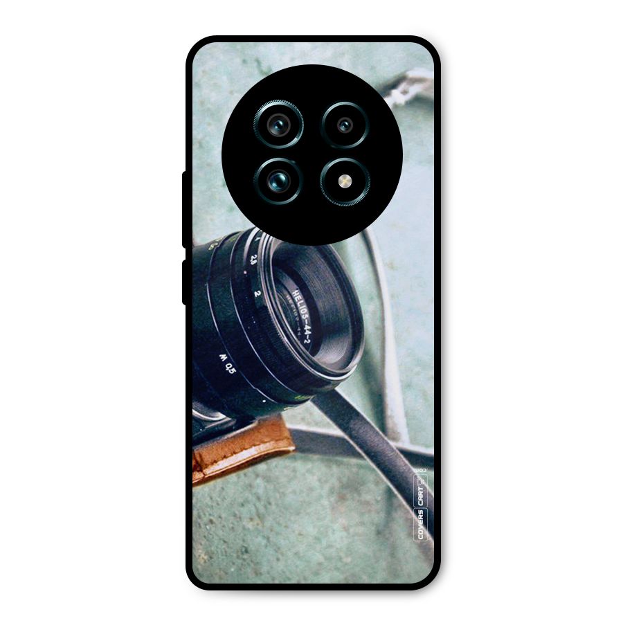 Leather Camera Lens Metal Back Case for Realme 13 Pro Plus