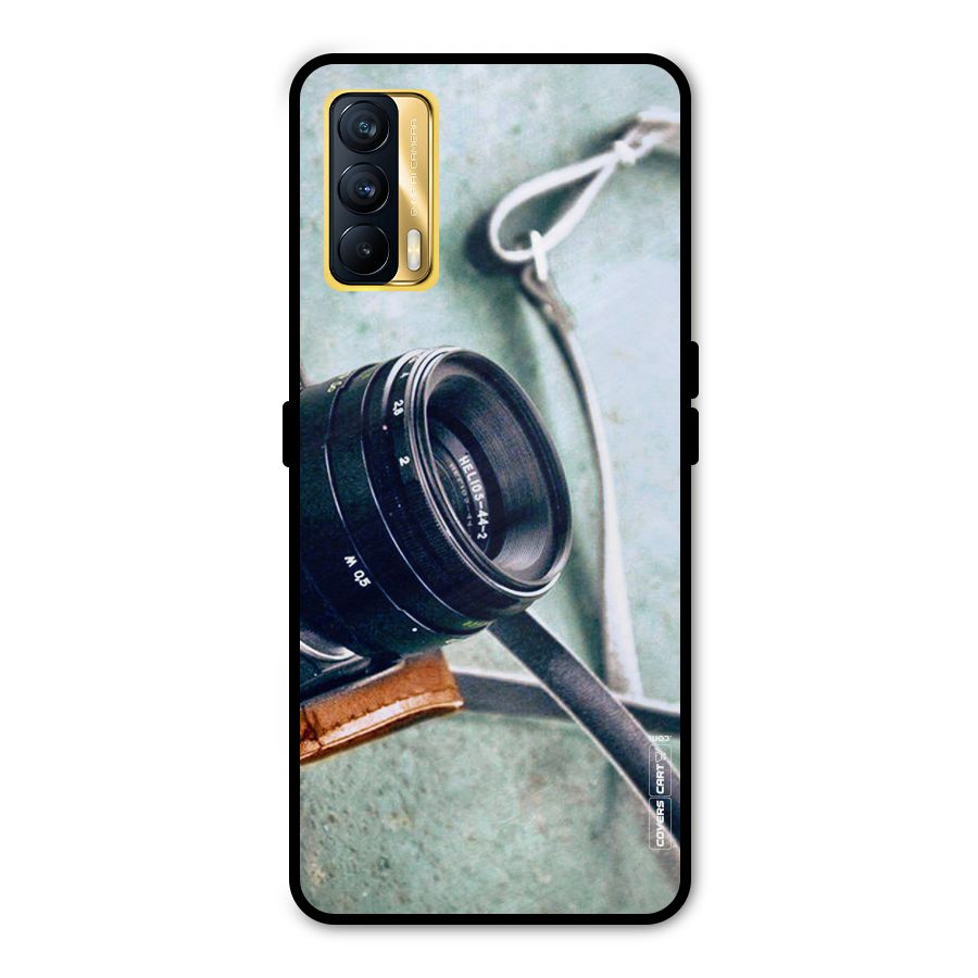 Leather Camera Lens Metal Back Case for Realme X7