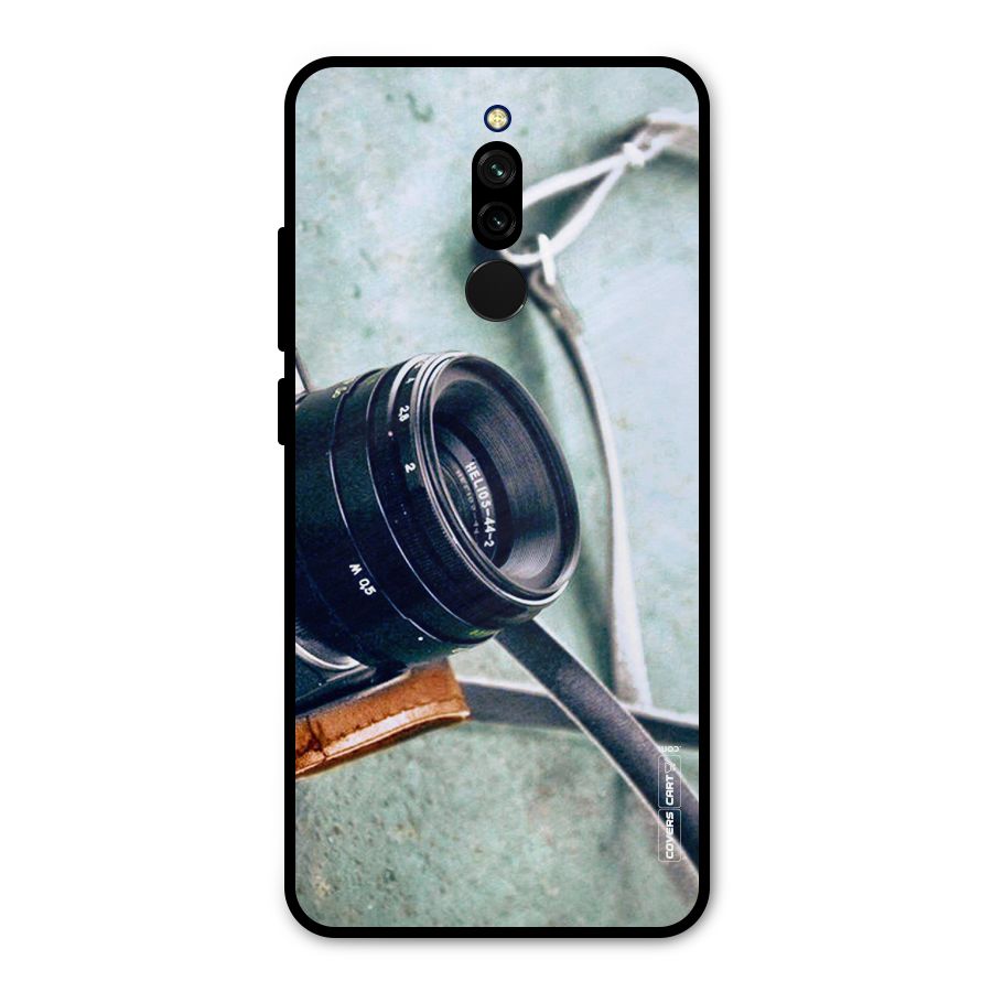Leather Camera Lens Metal Back Case for Redmi 8