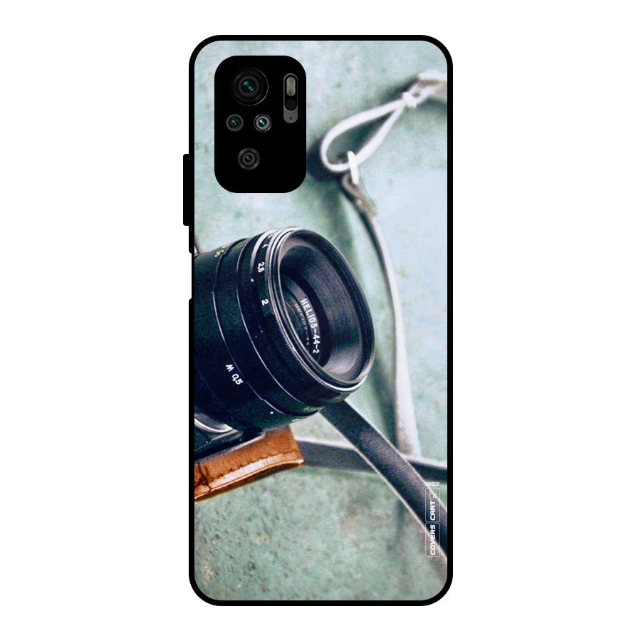 Leather Camera Lens Metal Back Case for Redmi Note 11 SE