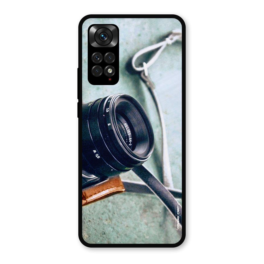Leather Camera Lens Metal Back Case for Redmi Note 11s