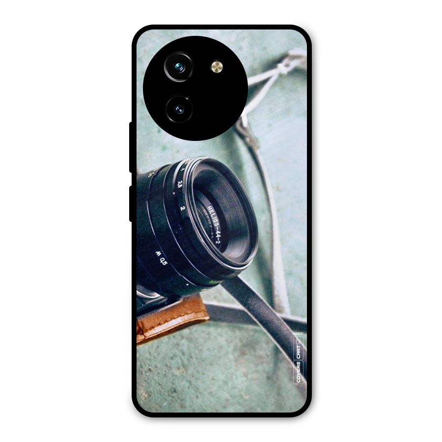 Leather Camera Lens Metal Back Case for Vivo T3x