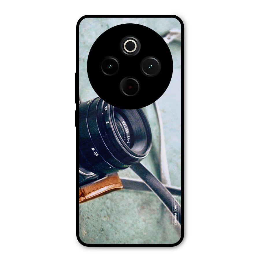 Leather Camera Lens Metal Back Case for Vivo T4
