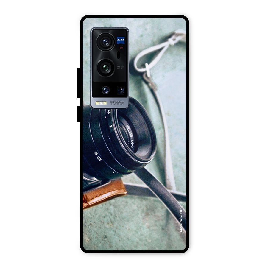 Leather Camera Lens Metal Back Case for Vivo X60 Pro Plus