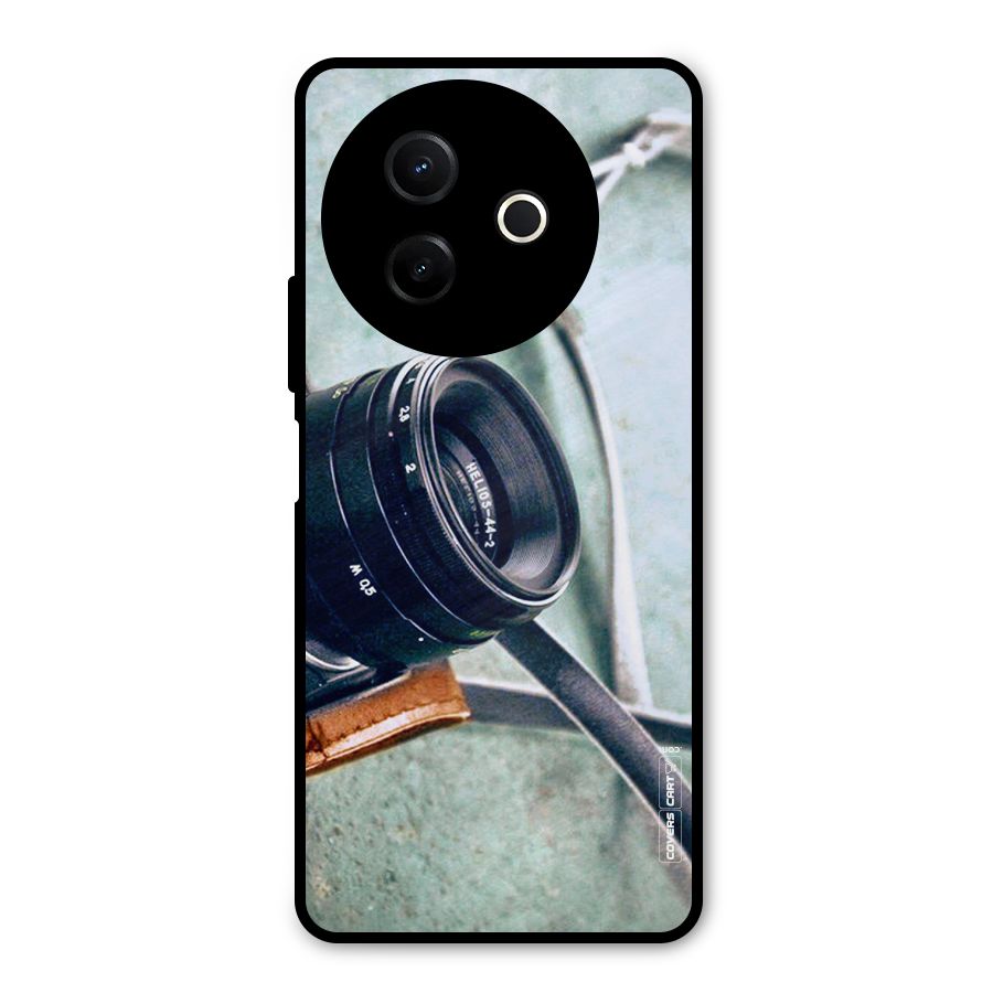 Leather Camera Lens Metal Back Case for Vivo Y39