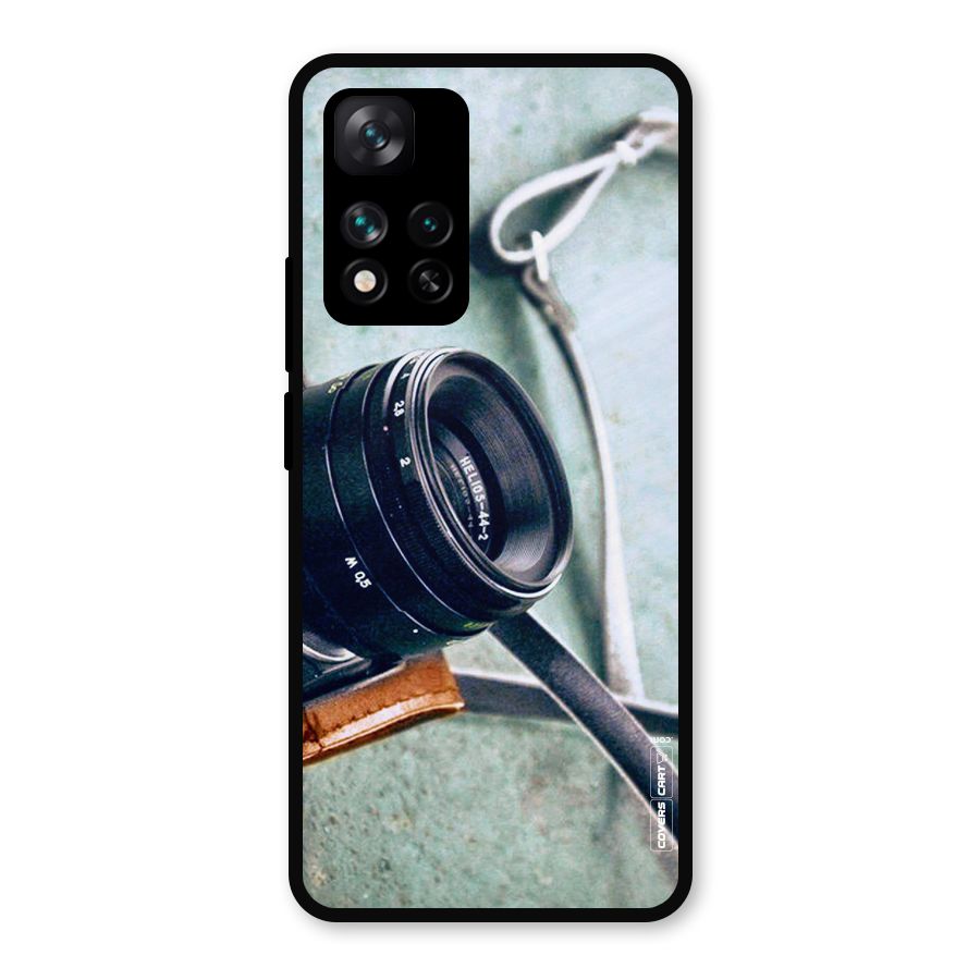 Leather Camera Lens Metal Back Case for Xiaomi 11i Hypercharge 5G