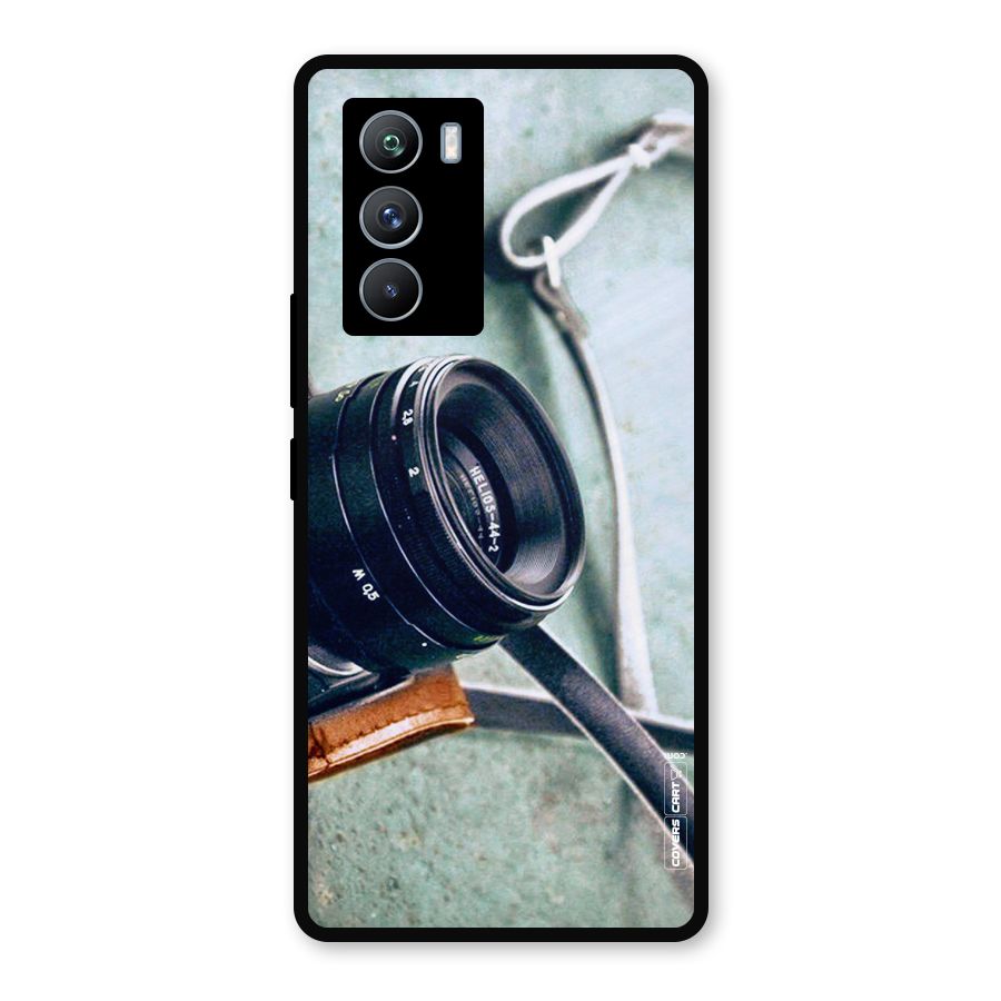 Leather Camera Lens Metal Back Case for iQOO 9 SE