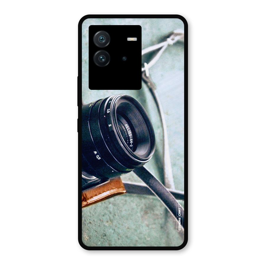 Leather Camera Lens Metal Back Case for iQOO Neo 6 5G