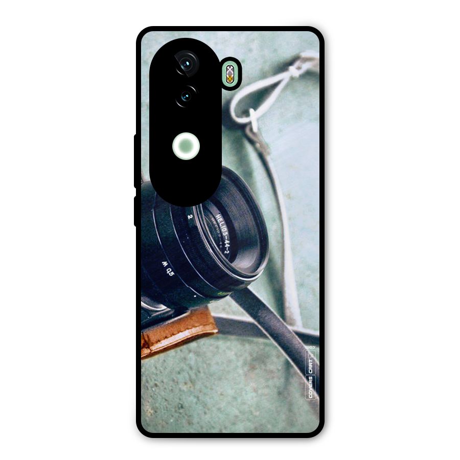 Leather Camera Lens Metal Back Case for iQOO Z9s