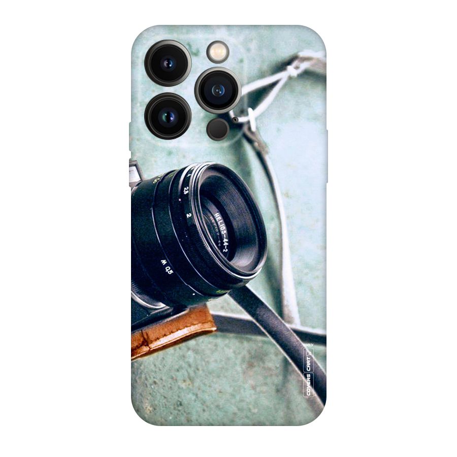 Leather Camera Lens Original Polycarbonate Back Case for iPhone 14 Pro