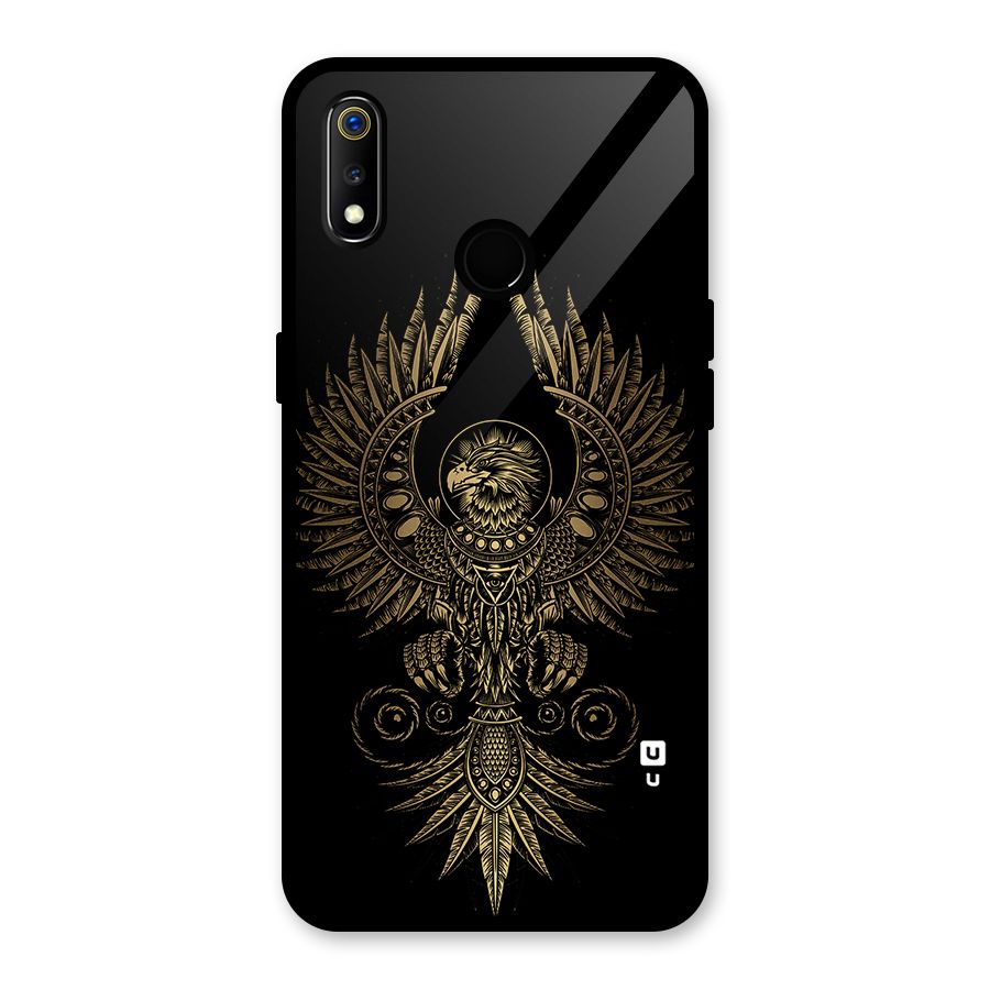 Legendary Phoenix Glass Back Case for Realme 3i