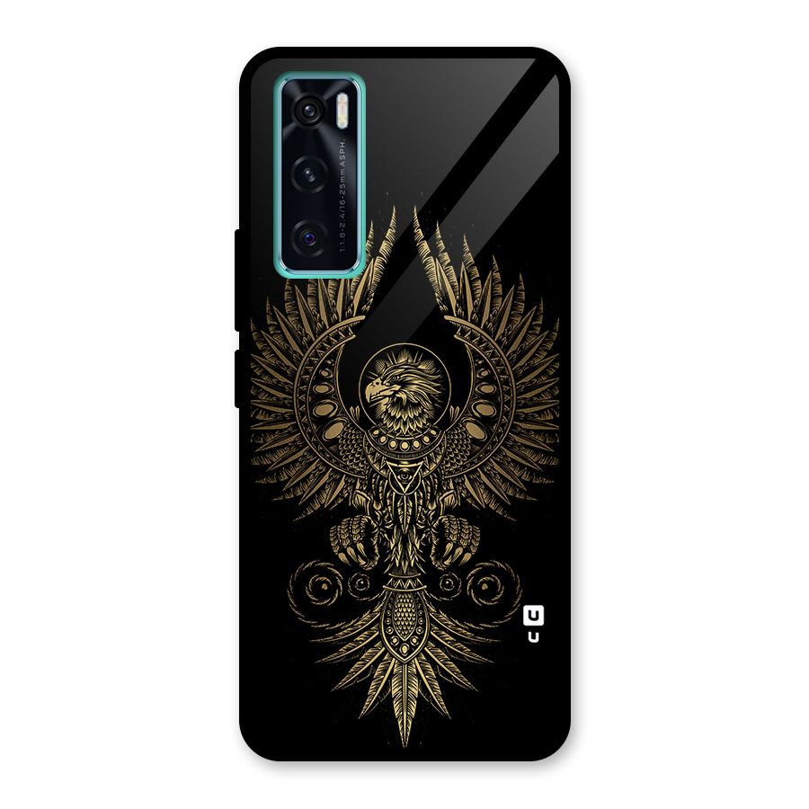 Legendary Phoenix Glass Back Case for Vivo V20 SE