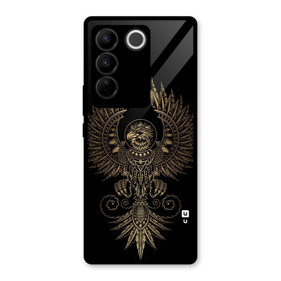 Legendary Phoenix Glass Back Case for Vivo V27 Pro