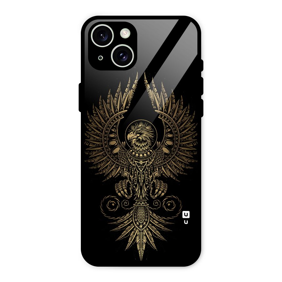 Legendary Phoenix Glass Back Case for iPhone 15 Plus