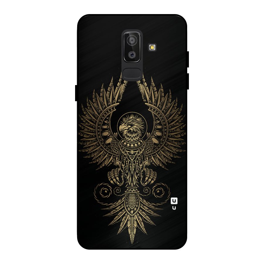 Legendary Phoenix Metal Back Case for Galaxy J8