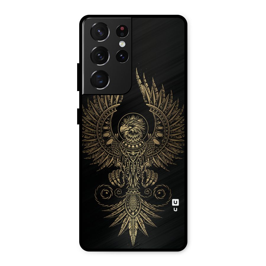 Legendary Phoenix Metal Back Case for Galaxy S21 Ultra 5G